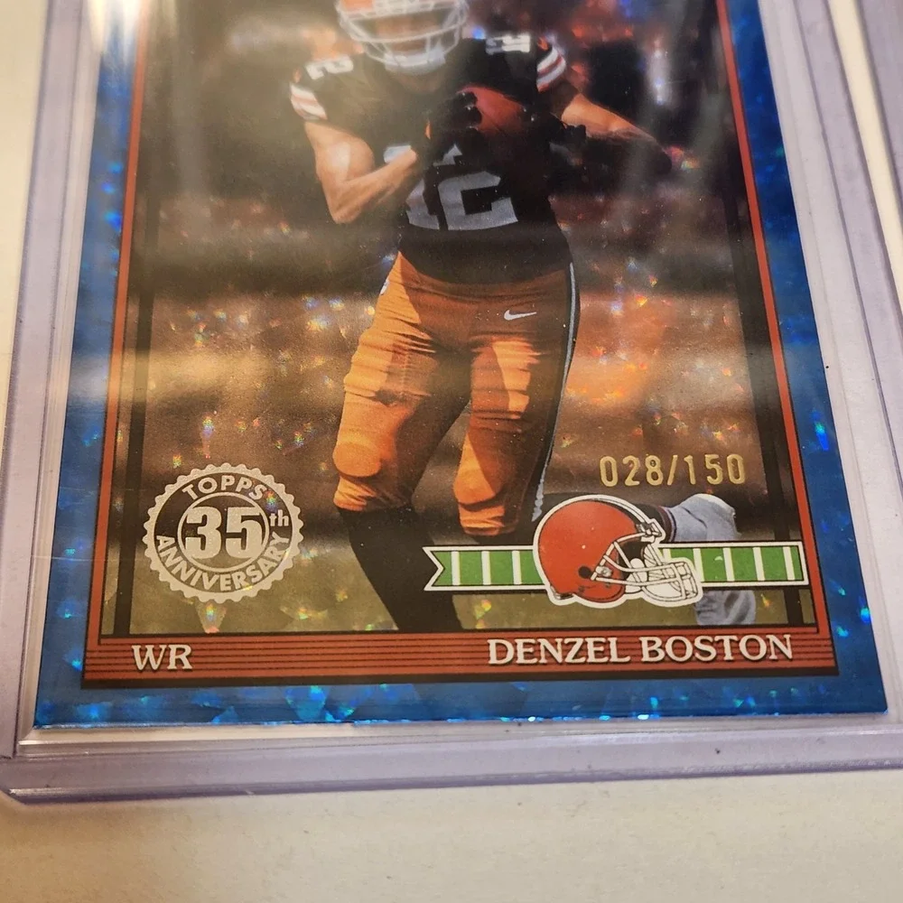 2026 Topps Flagship Denzel Boston Rookie Card Cleveland Browns RELIC Lot of 4